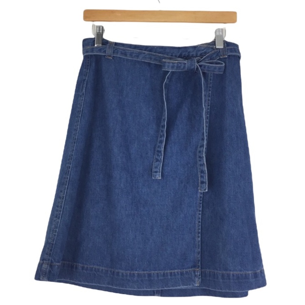 High Waist Denim Skirt by Gap